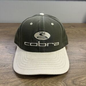 Cobra USA Baseball Cap Mens Green Hat ONSFA Adjustable Embroidered Logo Y2K